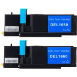 Dell 593-11041 (769T5) ensemble de 2 toner compatibles cyan (Paradise Cartouche)