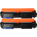 Canon 051H (2169C002) ensemble de 2 toner compatibles noir haute capacité (Paradise Cartouche)