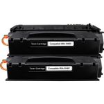 HP 49X (Q5949X) ensemble de 2 toner compatibles noir haute capacité (Paradise Cartouche)