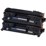 Canon CRG 719 H (3480B002) ensemble de 2 toner compatibles noir haute capacité (Paradise Cartouche)