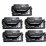 HP 55A (CE255A) ensemble de 5 toner compatibles noir (Paradise Cartouche)