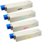 Oki C5850, C5950, MC560 ensemble de 4 toner compatibles (Paradise Cartouche)