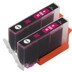 HP 364XL (CB324EE) ensemble de 2 cartouches d'encre compatibles magenta haute capacité (Paradise Cartouche)