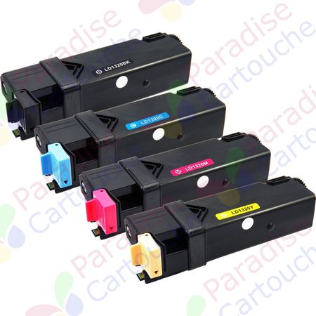 Dell 1320c ensemble de 4 toner compatibles haute capacité (Paradise Cartouche)