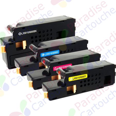 Xerox Phaser 6000 / WorkCentre 6015 ensemble de 4 toner compatibles (Paradise Cartouche)