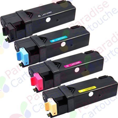 Xerox Phaser 6128 ensemble de 4 toner compatibles (Paradise Cartouche)