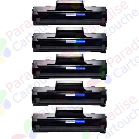 HP 106A (W1106A) ensemble de 5 toner compatibles noir (Paradise Cartouche)