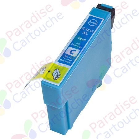 Epson 18XL XXL cartouche d'encre compatible cyan haute capacité (Paradise Cartouche)