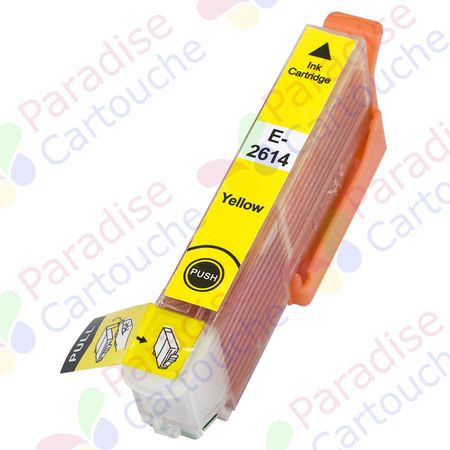 Epson 26XL cartouche d'encre compatible jaune haute capacité (Paradise Cartouche)