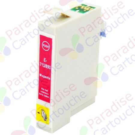 Epson T0713 cartouche d'encre compatible magenta (Paradise Cartouche)