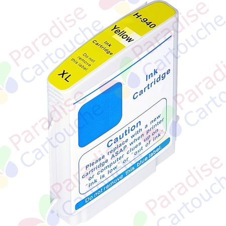 HP 940XL (C4905AE) cartouche d'encre compatible jaune haute capacité (Paradise Cartouche)