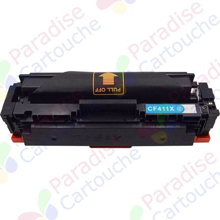 HP 410X (CF411X) toner compatible cyan haute capacité (Paradise Cartouche)