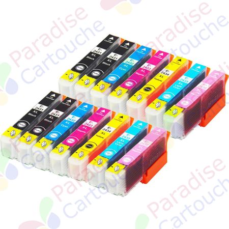 Epson 24XL ensemble de 14 cartouches d'encre compatibles haute capacité (Paradise Cartouche)