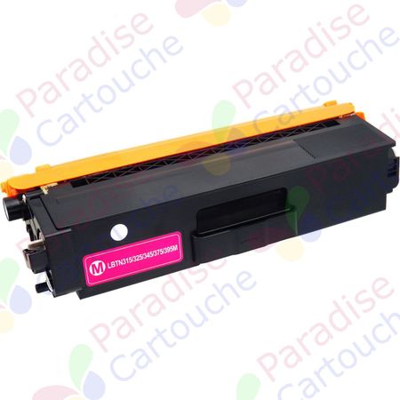 Brother TN325M (TN320M) toner compatible magenta haute capacité (Paradise Cartouche)