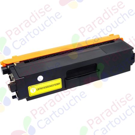 Brother TN325Y (TN320Y) toner compatible jaune haute capacité (Paradise Cartouche)