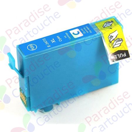 Epson 34XL cartouche d'encre compatible cyan haute capacité (Paradise Cartouche)