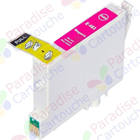 Epson T0483 cartouche d'encre magenta compatible (Paradise Cartouche)