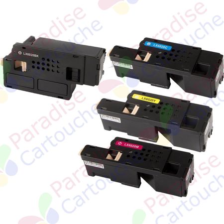 Xerox Phaser 6020 ensemble de 4 toner compatibles (Paradise Cartouche)