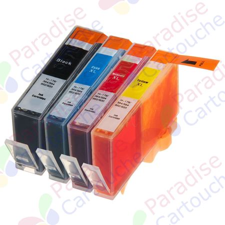 HP 920XL ensemble de 4 cartouches d'encre compatibles haute capacité (Paradise Cartouche)