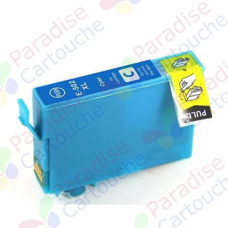 Epson 502XL cartouche d'encre compatible cyan haute capacité (Paradise Cartouche)