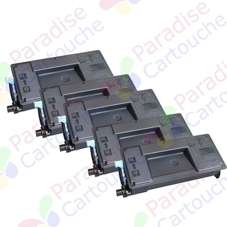 Kyocera TK-3160 ensemble de 5 toner compatibles (Paradise Cartouche)