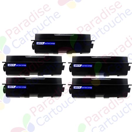 Kyocera TK-170 ensemble de 5 toner compatibles (Paradise Cartouche)