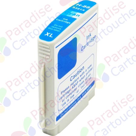 HP 88XL (C9391AE) cartouche d'encre compatible cyan haute capacité (Paradise Cartouche)