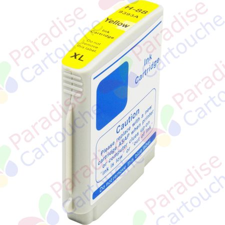 HP 88XL (C9393AE) cartouche d'encre compatible jaune haute capacité (Paradise Cartouche)