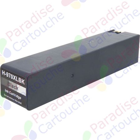 HP 970XL (CN625AE) cartouche d'encre compatible noir haute capacité (Paradise Cartouche)