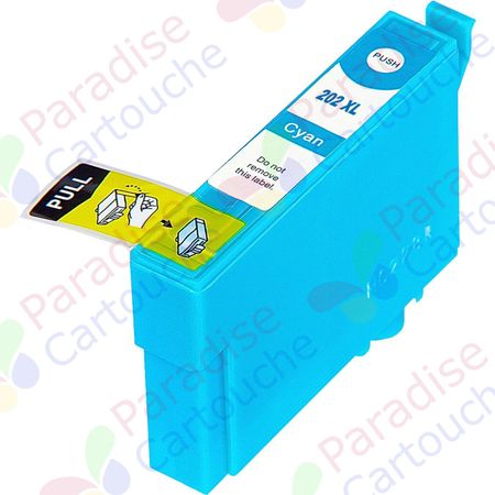 Epson 202XL cartouche d'encre compatible haute capacité cyan (Paradise Cartouche)