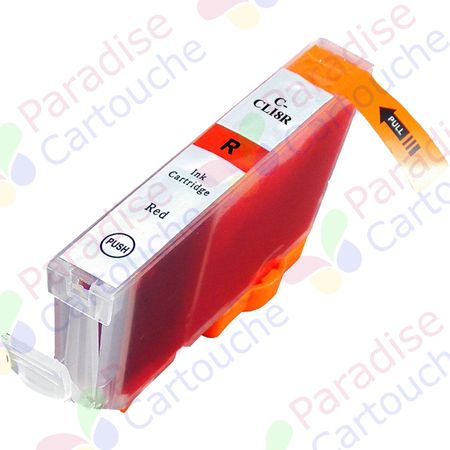 Canon CLI-8R cartouche d'encre compatible rouge (Paradise Cartouche)