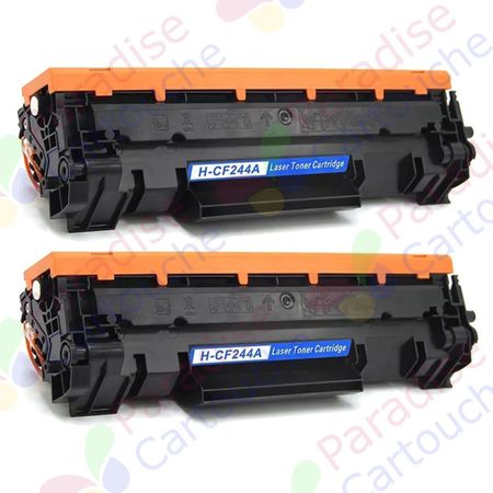 HP 44A (CF244A) ensemble de 2 toner compatibles noir (Paradise Cartouche)