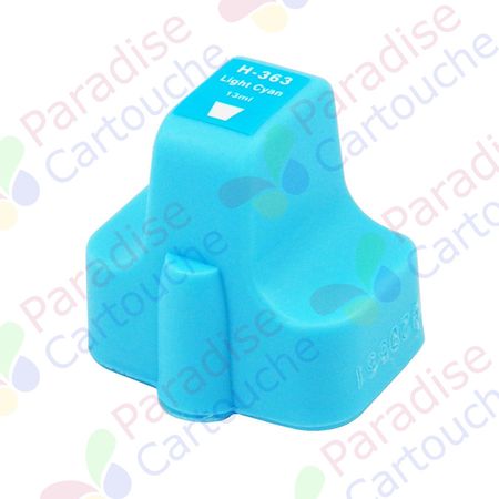 HP 363XL cartouche d'encre compatible cyan clair haute capacité (Paradise Cartouche)