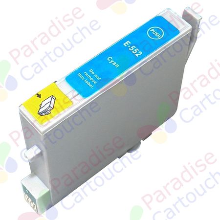 Epson T0552 cartouche d'encre compatible cyan (Paradise Cartouche)