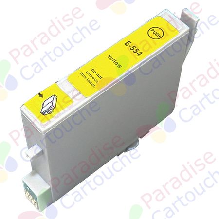 Epson T0554 cartouche d'encre compatible jaune (Paradise Cartouche)