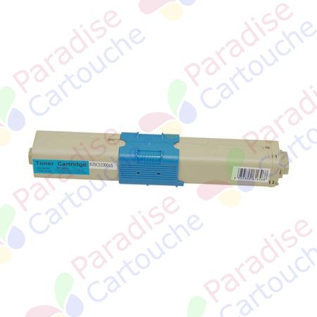 Oki 44469706 toner compatible cyan (Paradise Cartouche)