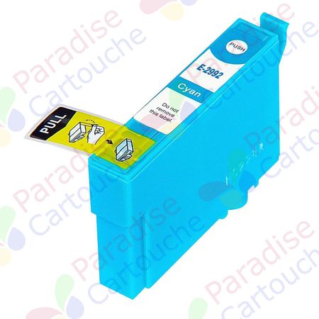 Epson 29XL (T2992) cartouche d'encre compatible cyan haute capacité (Paradise Cartouche)