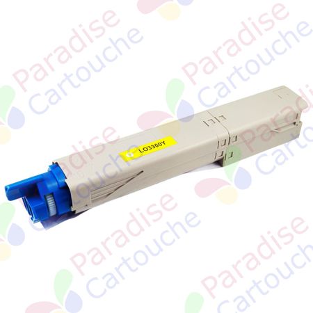 Oki 43459433 toner compatible jaune (Paradise Cartouche)