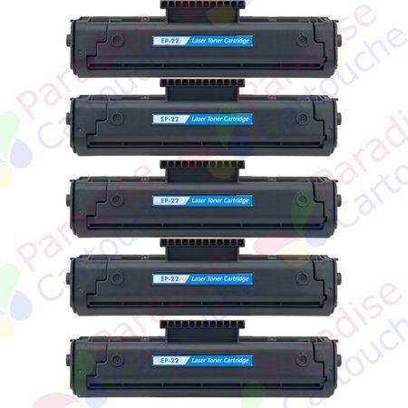 Canon EP-22 ensemble de 5 toner compatibles noir (Paradise Cartouche)