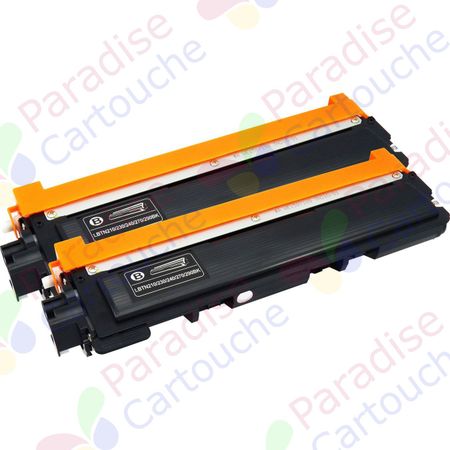 Brother TN230BK ensemble de 2 toner compatibles noir (Paradise Cartouche)