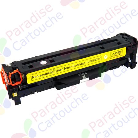 Canon 718 (2659B002AA) toner compatible jaune (Paradise Cartouche)