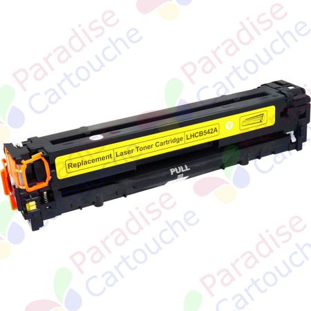 HP 125A (CB542A) toner compatible jaune (Paradise Cartouche)