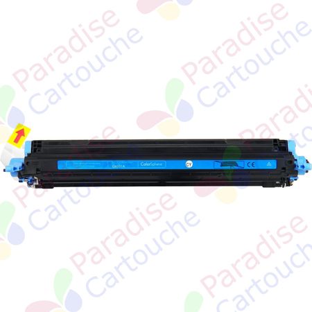 HP 124A (Q6001A) toner compatible cyan (Paradise Cartouche)