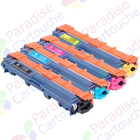 Brother TN241 & TN245 ensemble de 4 toner compatibles haute capacité (Paradise Cartouche)