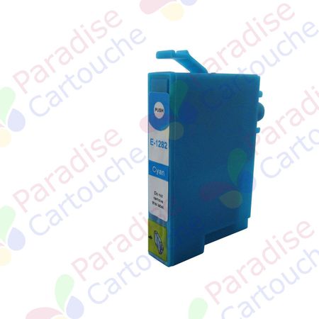 Epson T1282 cartouche d'encre compatible cyan (Paradise Cartouche)