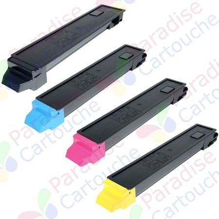 Kyocera TK-500 ensemble de 4 toner compatibles (Paradise Cartouche)