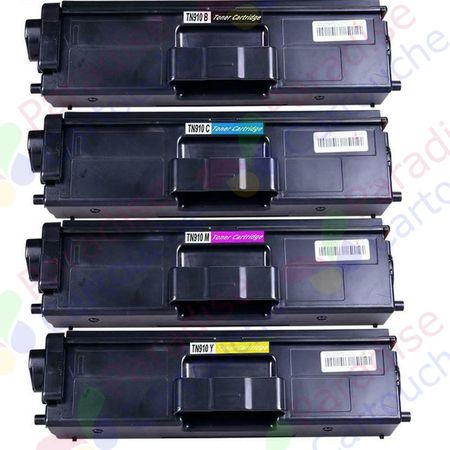 Brother TN910 ensemble de 4 toner compatibles ultra haute capacité (Paradise Cartouche)