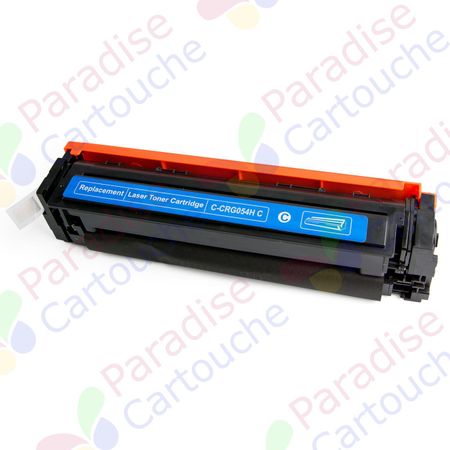 Canon 054H (3027C002) toner compatible cyan haute capacité (Paradise Cartouche)